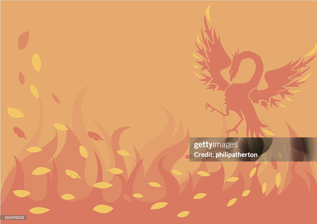 Phoenix Crescendo de chamas