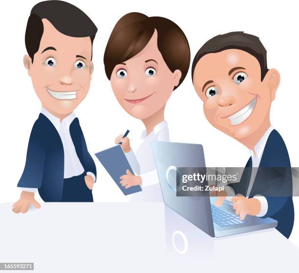 Team Computer Cartoon 143 Guy In Front Of Computer Cartoon Stock Photos, High-Res Pictures ...