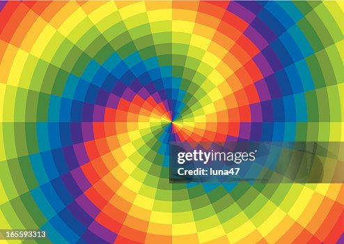 Rainbow Spiral Polar Grid Rainbow Spiral Polar Grid