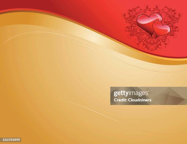 valentine hearts - leaf pattern background stock illustrations