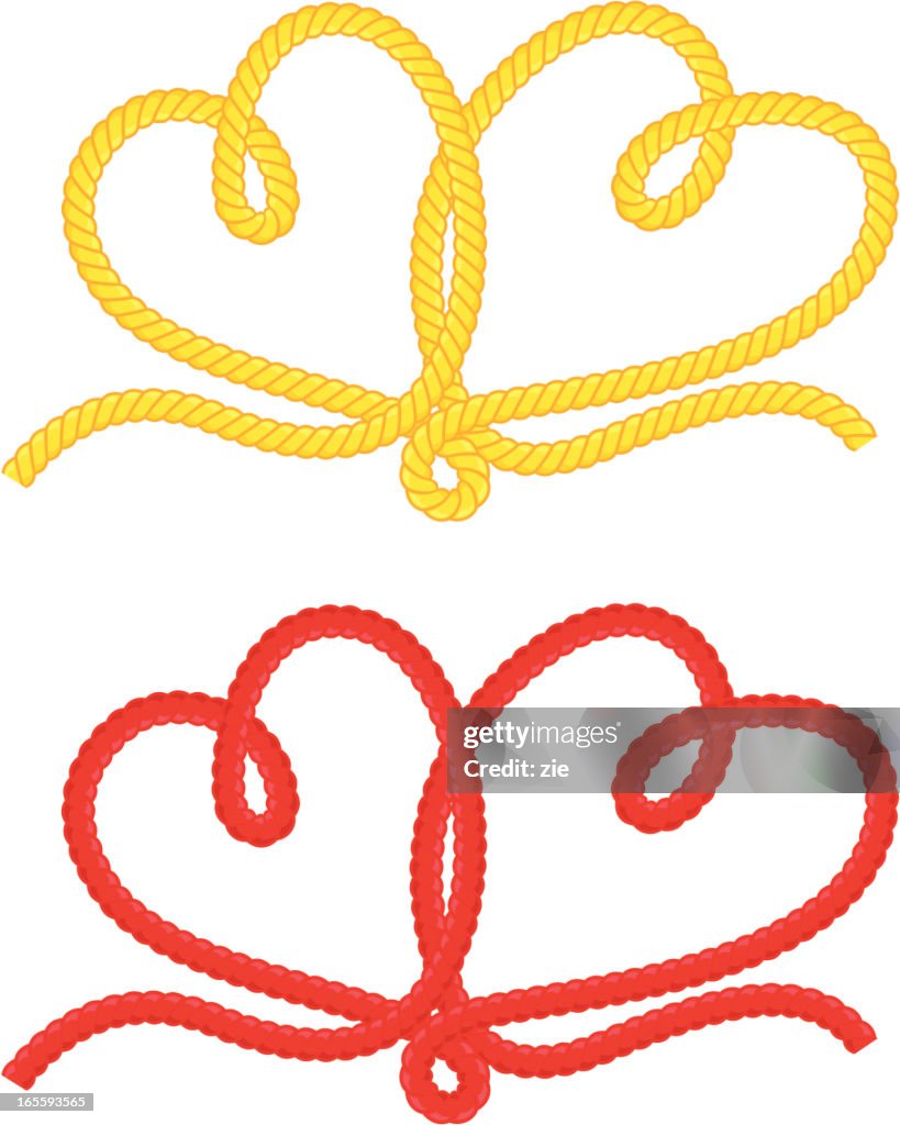 Heart Rope Template Heart Rope High-Res Vector Graphic - Getty Images