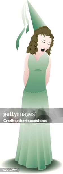 princess singing opera - opera stock illustrations