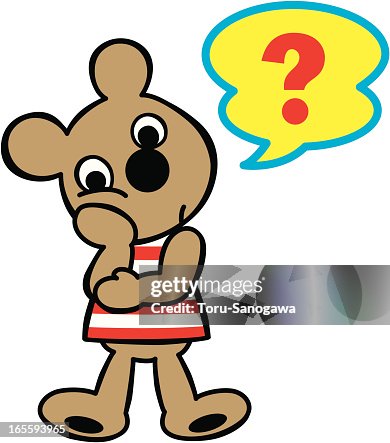 Bear that thinks Bear that thinks