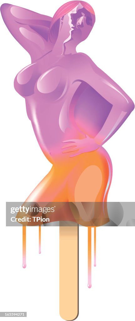 Popsicle girl