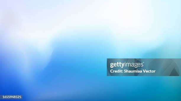 illustrazioni stock, clip art, cartoni animati e icone di tendenza di sfumatura blu fondono lo sfondo astratto con il blu del mare e del cielo design - morbidezza