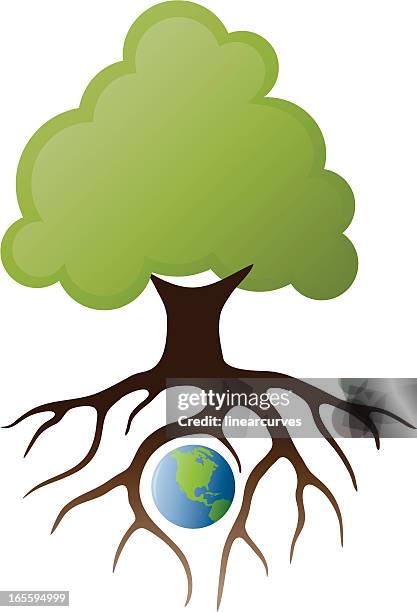 earth tree - the tree of life stock illustrations