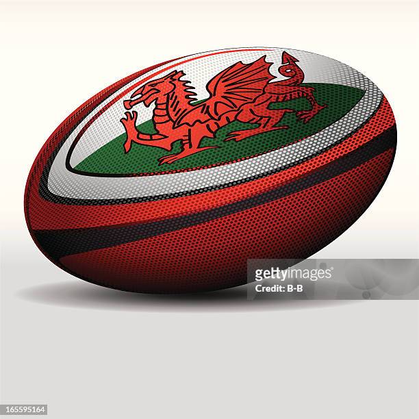 rugby ball-wales - rugby ball 幅插畫檔、美工圖案、卡通及圖標
