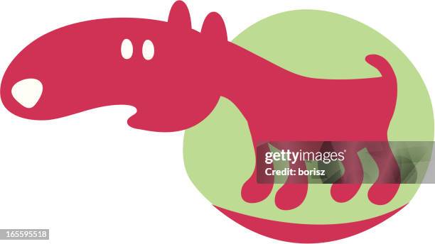 bull terrier - bull terrier stock illustrations