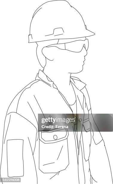 worker - construction crew stock illustrations