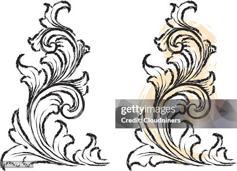Sketched Vertical Scrolls Sketched Vertical Scrolls