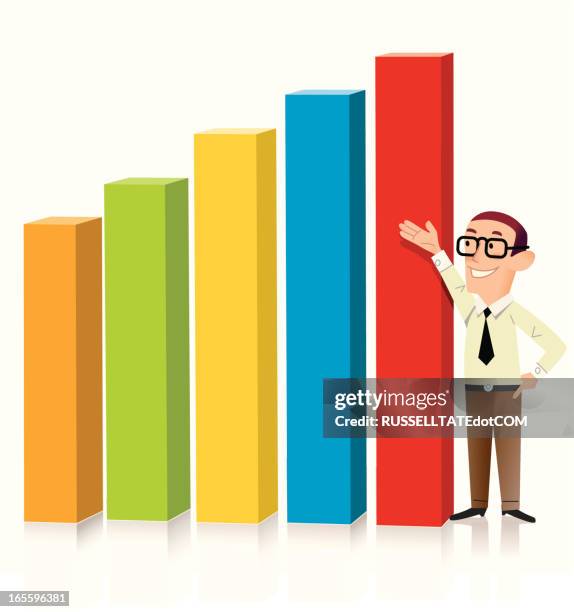 big results - high technology manufacturing stock illustrations