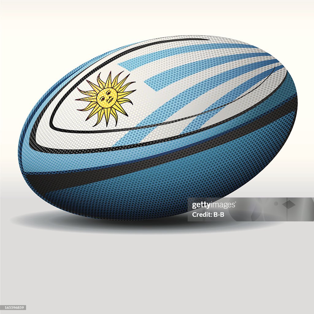 Rugby ball-Uruguay