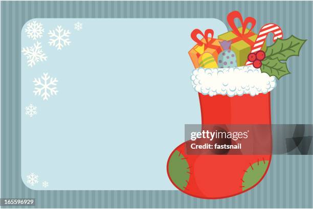 Christmas Red Boot With Gifts High-Res Vector Graphic