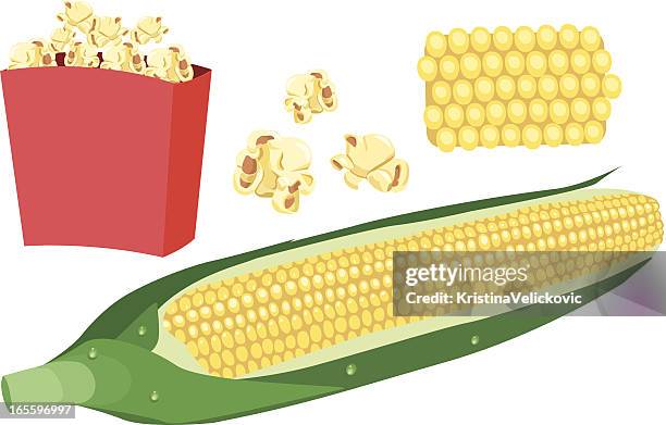 corn - cereal box stock illustrations