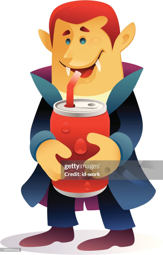 Happy vampire