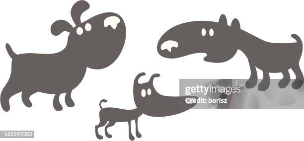 little pack - herd stock illustrations