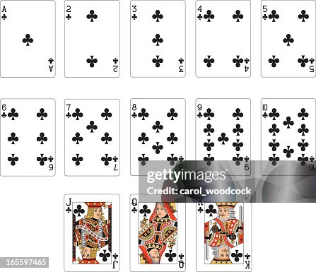 Club Suit Two Playing cards Club Suit Two Playing cards