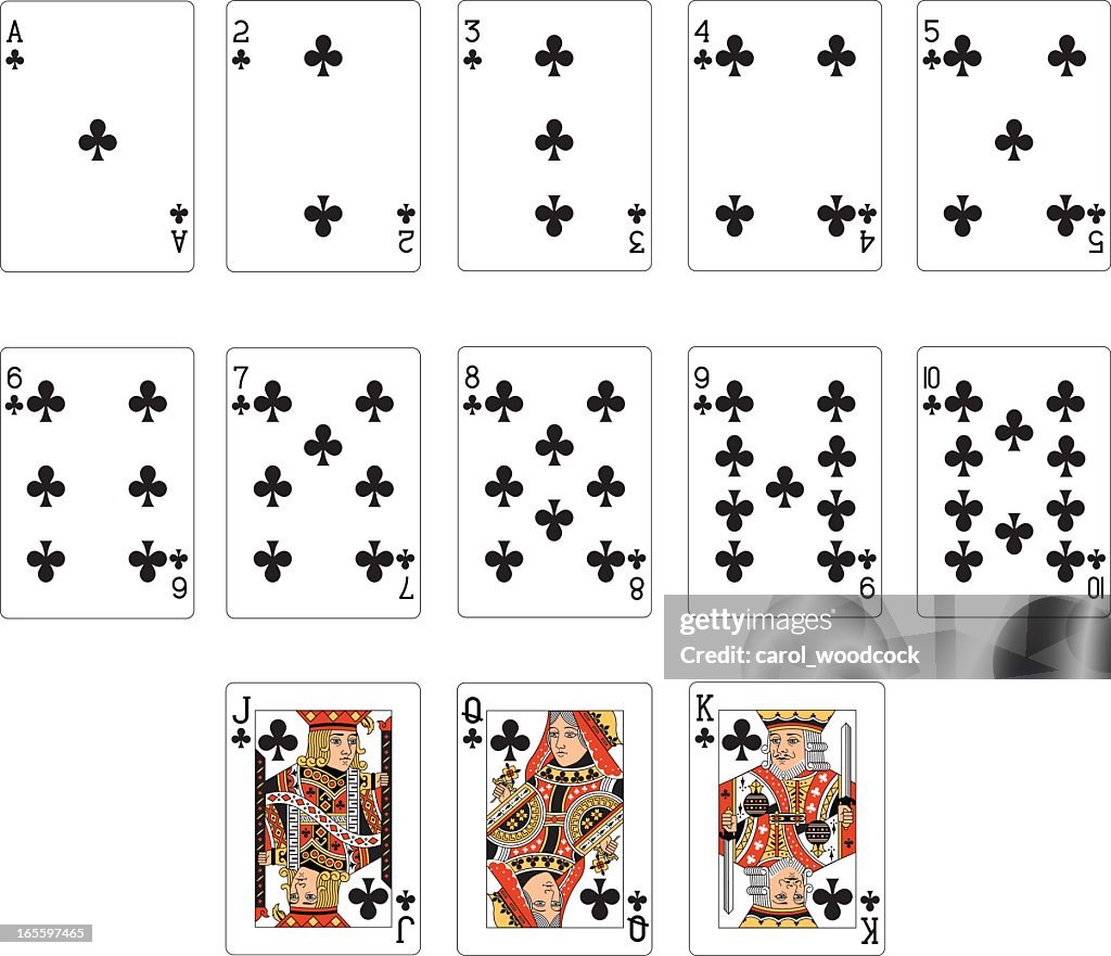 Clube Terno duas cartas de jogar