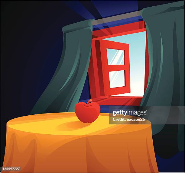 Window Let Open 139 Window Frame Background High Res Illustrations - Getty Images