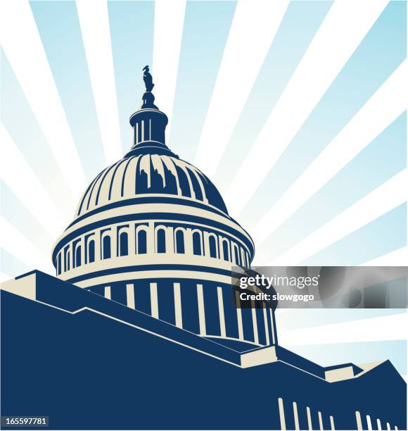 ilustraciones, imágenes clip art, dibujos animados e iconos de stock de capitolio de estados unidos - congreso de los estados unidos