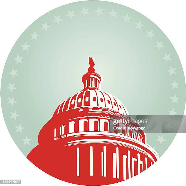 illustrazioni stock, clip art, cartoni animati e icone di tendenza di usa capitale cupola - architectural dome