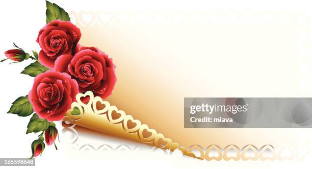 red roses - red rose stock illustrations