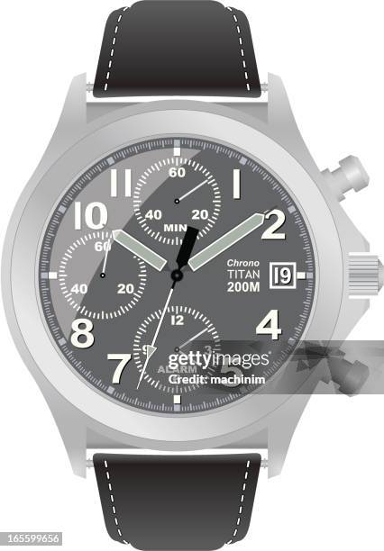 Chronograph High-Res Vector Graphic