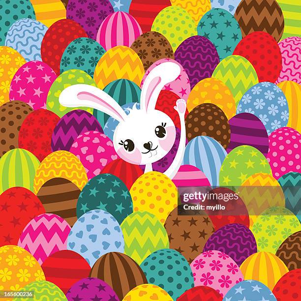 easter card - easter candy stock illustrations
