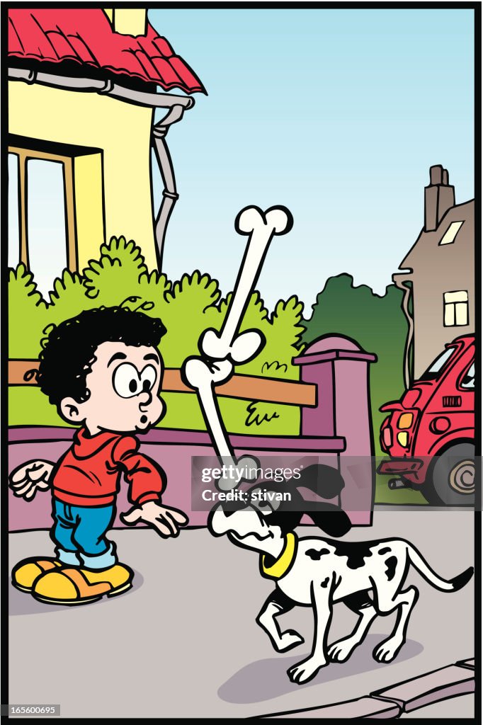 Acrobat chien