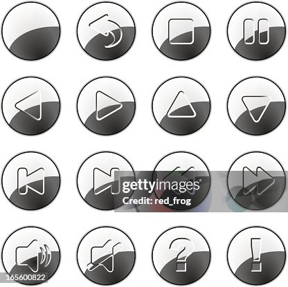 Silver buttons Silver buttons