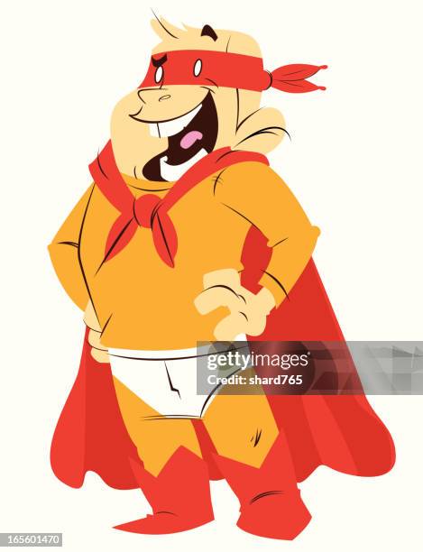 super kid - adults acting like kids stock illustrations