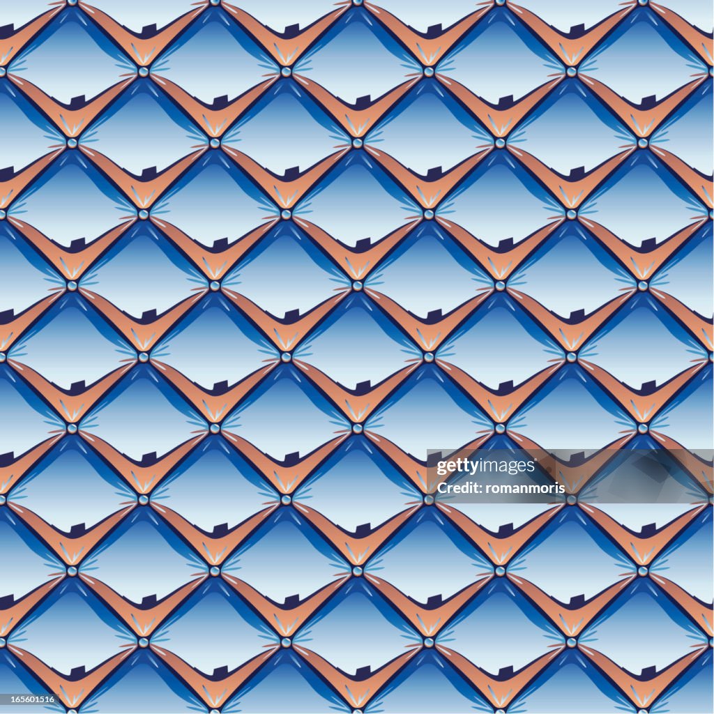 Buttoned Pattern Steel