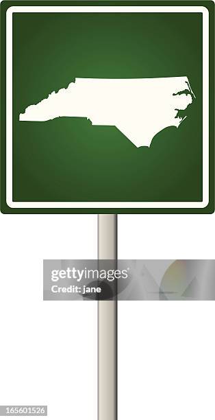 Nc. Sign Shape North Carolina Sign High-Res Vector Graphic - Getty Images