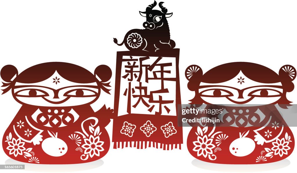 Chinese New Year of The Cow