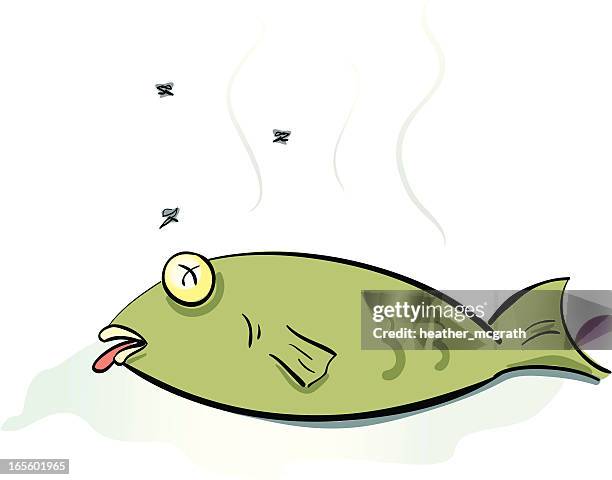 ilustraciones, imágenes clip art, dibujos animados e iconos de stock de peces muertos - ugliness