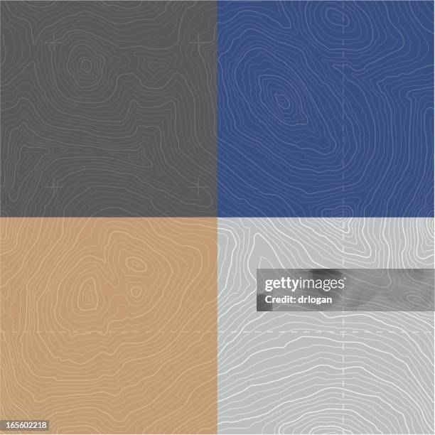 stockillustraties, clipart, cartoons en iconen met large seamless topographic map - topografische kaart