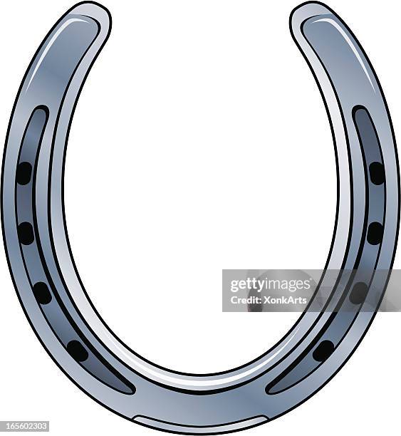 stockillustraties, clipart, cartoons en iconen met horseshoe - horseshoe