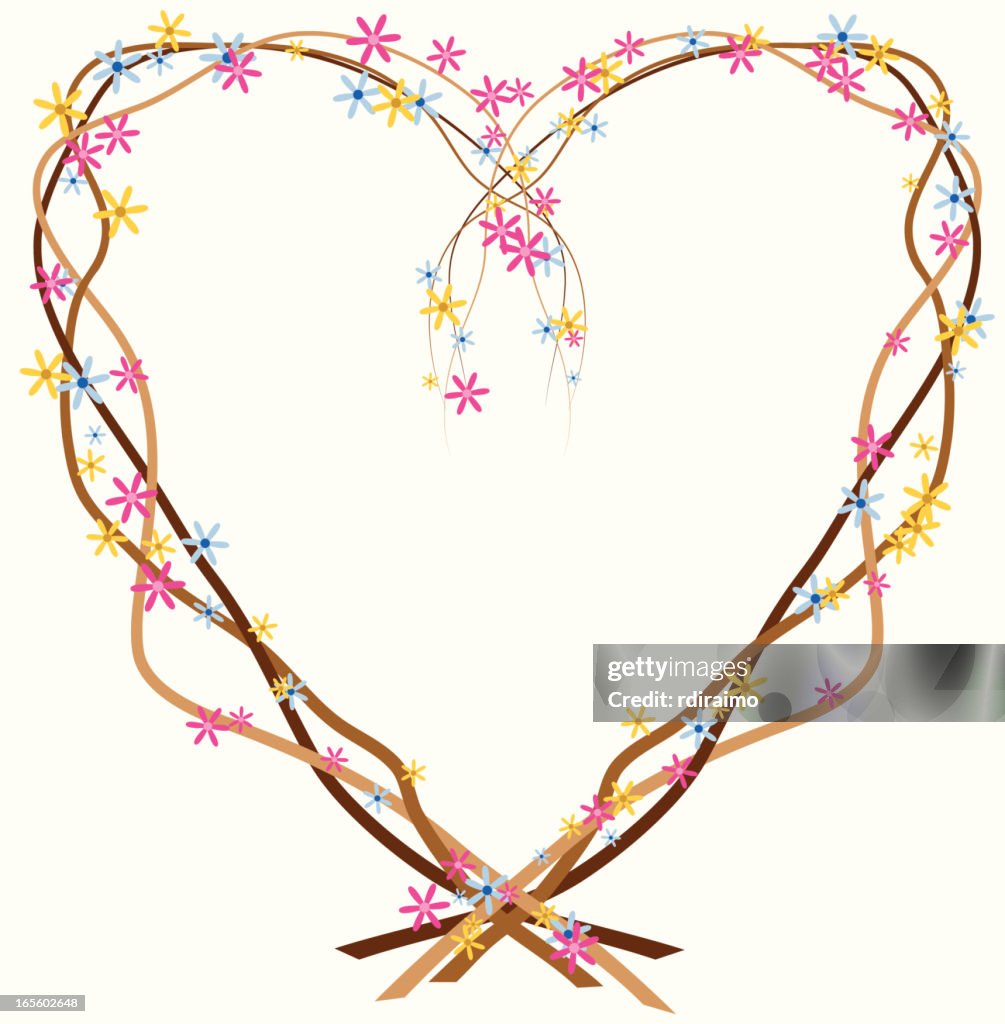 Heart and Flowers