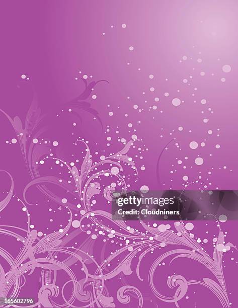 purple bubble scroll - foam texture stock illustrations