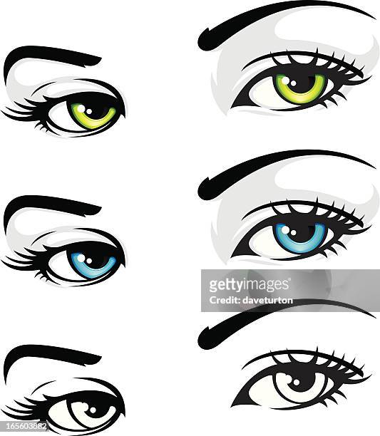 ilustraciones, imágenes clip art, dibujos animados e iconos de stock de ojos como nosotros - ceja