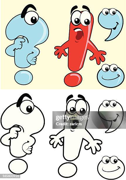 symbols - raised eyebrows stock illustrations