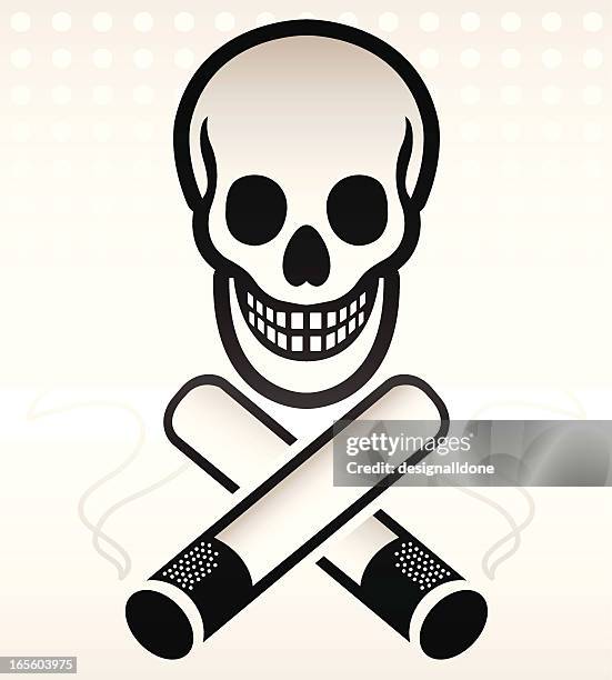 smoking kills sign - cigarette filter stock illustrations
