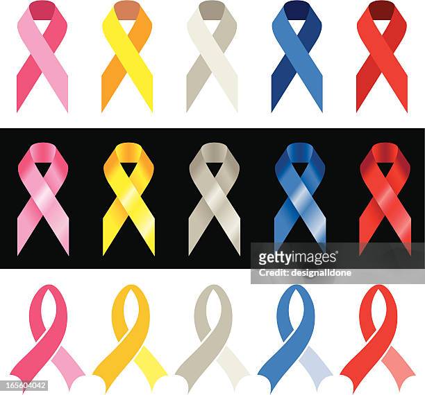 癌認識のリボン - aids点のイラスト素材／クリップアート素材／マンガ素材／アイコン素材