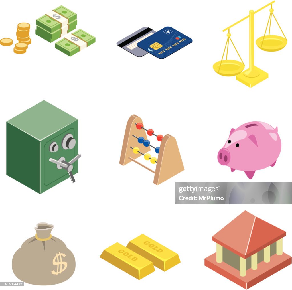 Finance web icons | ISO collection
