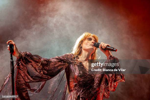 Florence Welch of Florence and the Machine performs at Day 3 at Cala Mijas Festival 2023 on September 02, 2023 in Mijas, Spain.