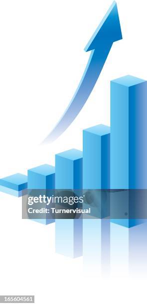 3d iso graph - trading floor stock illustrations