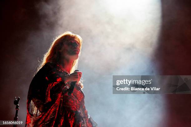 Florence Welch of Florence and the Machine performs at Day 3 at Cala Mijas Festival 2023 on September 02, 2023 in Mijas, Spain.