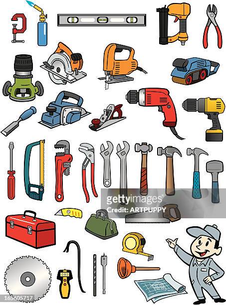 tool set - nagel stock-grafiken, -clipart, -cartoons und -symbole