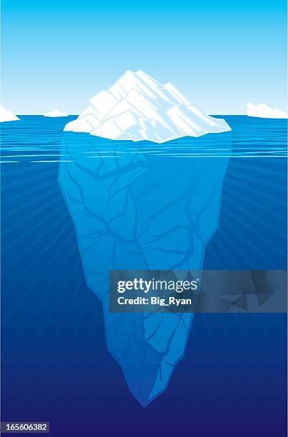 ilustraciones, imágenes clip art, dibujos animados e iconos de stock de iceberg - floating on water