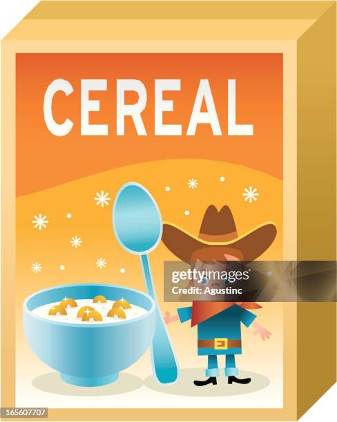 cereal box - cereal box stock illustrations
